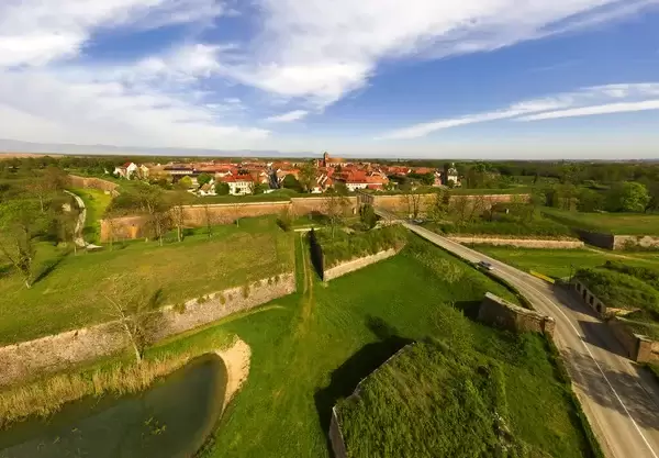 depositphotos  stock photo neuf brisach fortifications vauban alsace